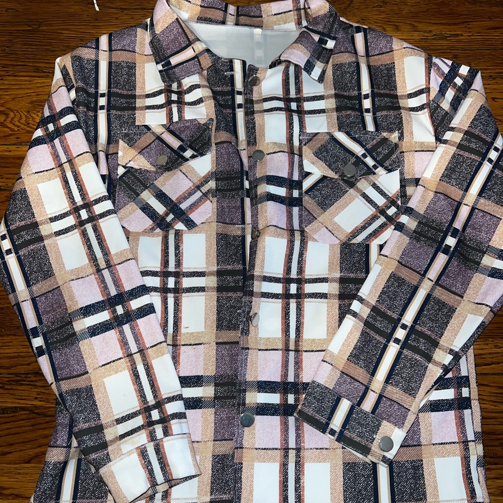 Plaid button up shirt